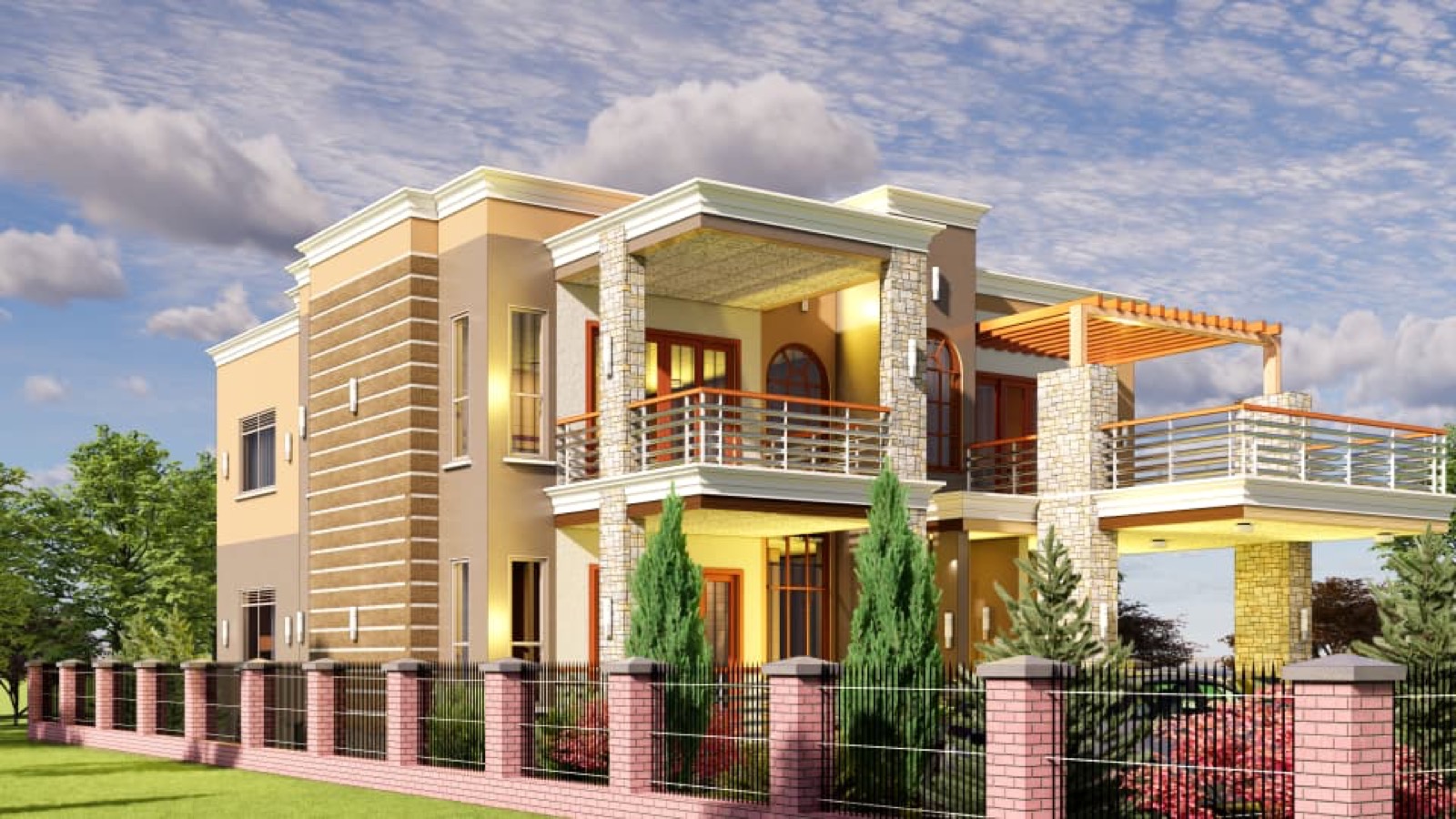 Two-Storey Banded Villa